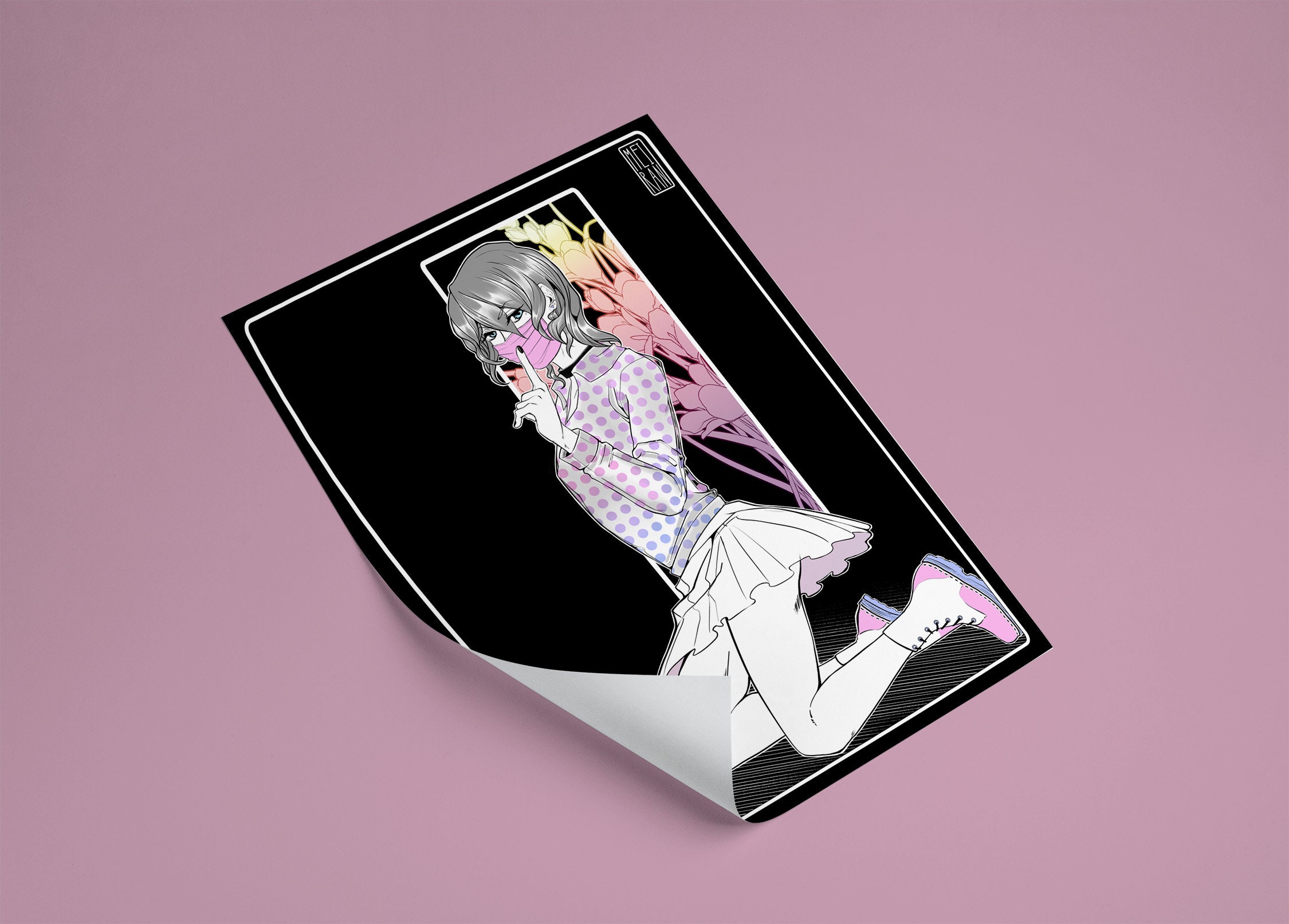 Naughty - Dark Anime Aesthetic Art Board Print for Sale by SEryST