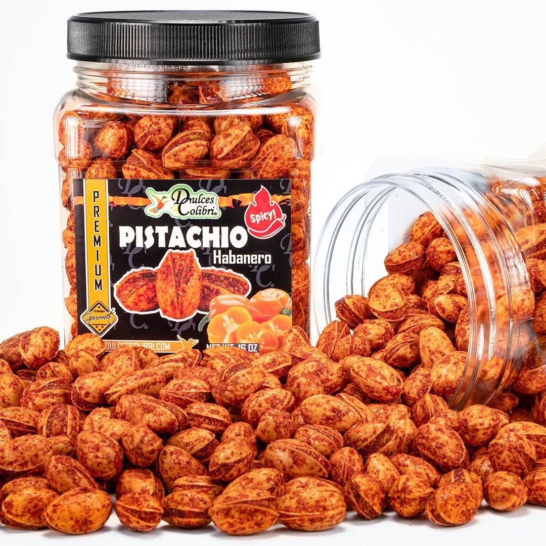 Habanero Pistachios | Premium | Family size | 16 oz (1 lb)