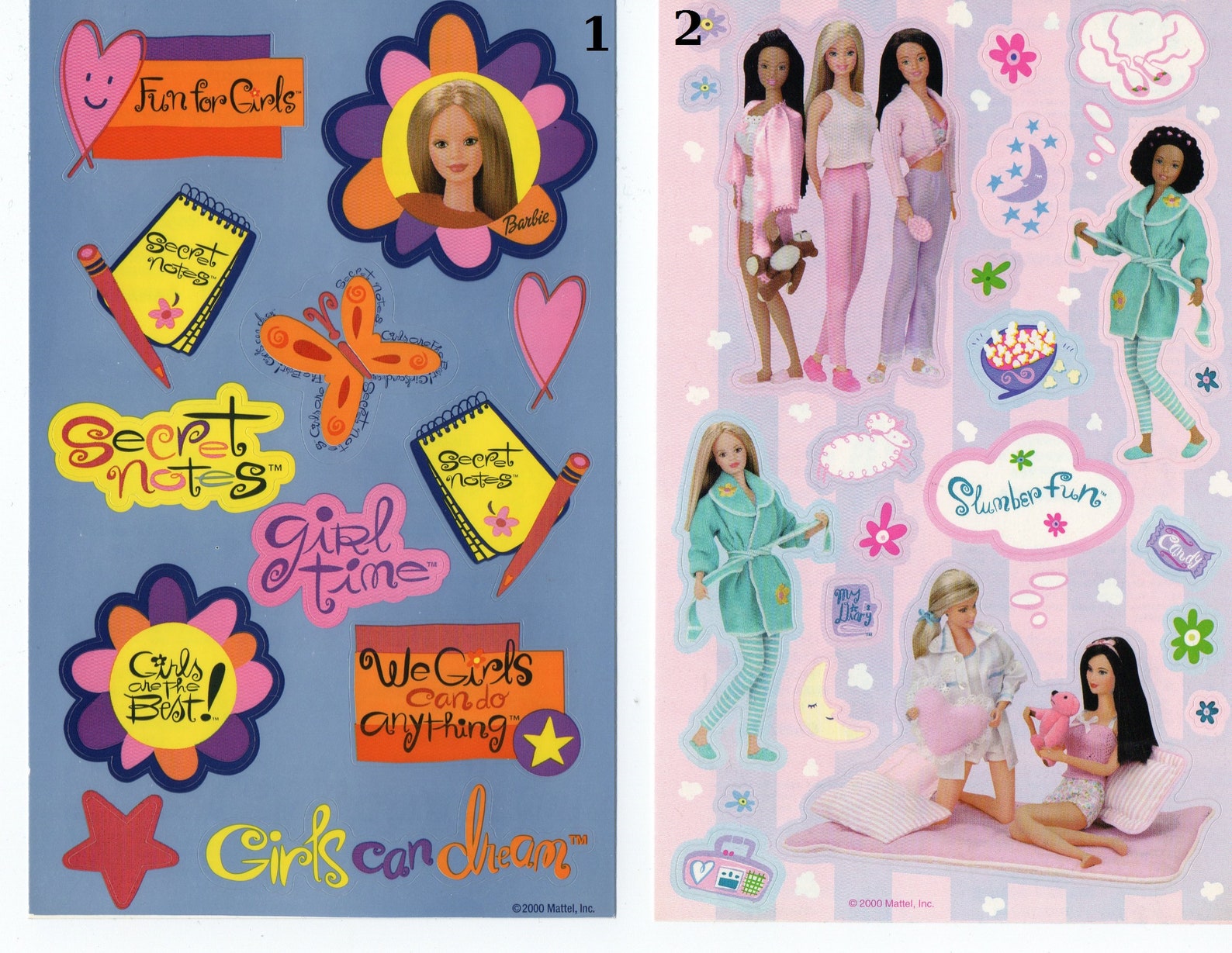 Barbie Large Sheet Stickers par Sandylion Barbies Girl Time Etsy Canada