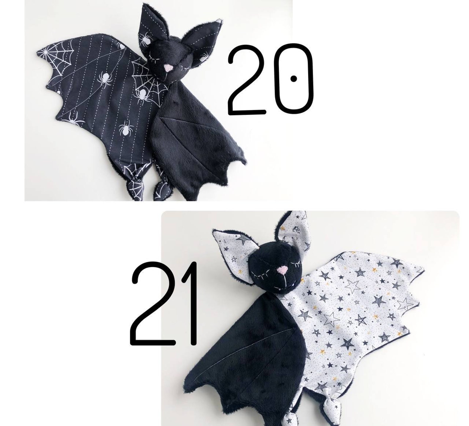 Personalised Bat Lovey Blanket Baby Bat Plush Bat Security Etsy