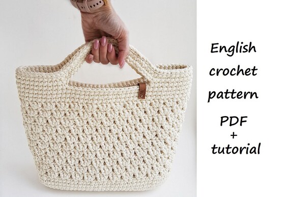 Crochet Bag Pattern / Tote Bag Pdf - Etsy