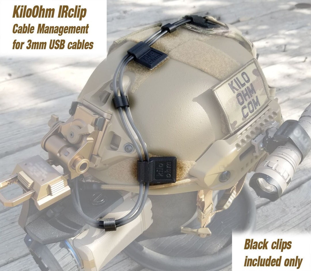 Irclip, Cable Management for Helmets Etsy