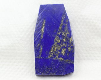 Lámina de drusa de lapislázuli: Losa de piedra preciosa en bruto para la fabricación de joyas.