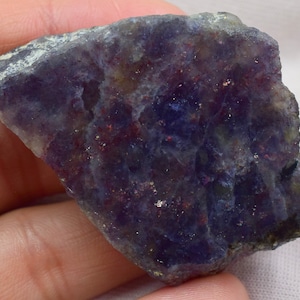 Attractive Bloodshot Iolite Sunstone Slab 60X44X11 MM 180 Carats With Multi Glitters Sparkling Iolite Sunstone Raw Iolite crystal jewelry...Attractive Bloodshot Iolite Sunstone Slab 60X44X11 MM 180 Carats With Multi Glitters Sparkling Iolite Sunstone Raw Iolite crystal jewelry...