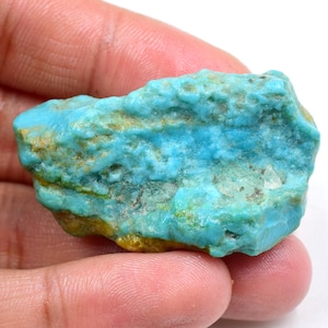 Smashing Turquoise Rough 28X25X44MM  Raw Specimen Crystal Rock Gemstone Arizona American Turquoise ,Rough Turquoise Stone, Blue Turquoise...