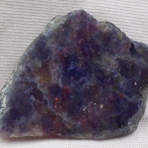Beautiful Bloodshot Iolite Sunstone Slab 60X44X11 MM 210Carats With Multi Glitters Sparkling Iolite Sunstone Raw Iolite crystal jewelry
