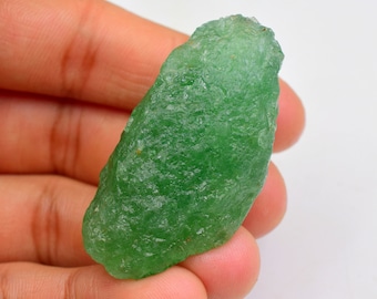 Natural Green Strawberry Raw Gemstone Dar Green Colour Strawberry Quartz Rough Gemstone Beautiful Strawberry Raw Gemstone For Jewelry Making