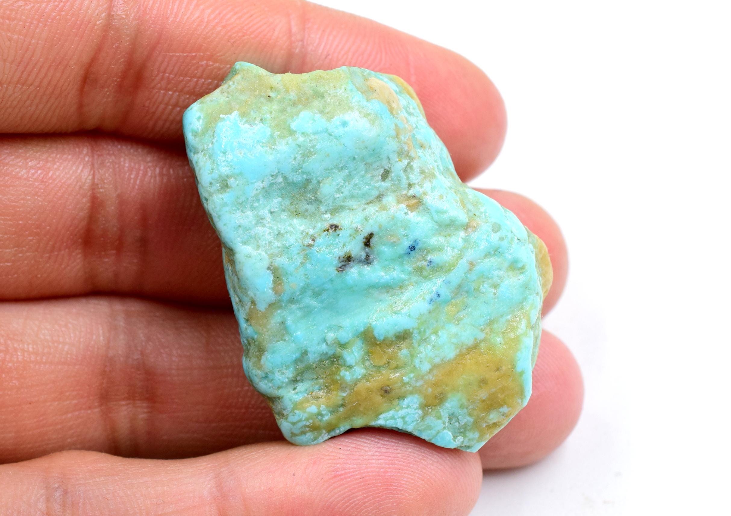 Raw Turquoise Specimen: Arizona Crystal Rock Gemstone (12X31X43MM, 97.4 Cts  - Etsy Australia