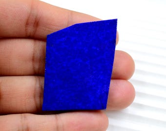 Losa de lapislázuli azul real TOP: Lámina de piedra preciosa natural para la fabricación de joyas.