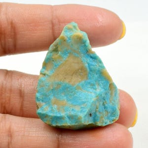 Fantastic Turquoise Rough 39X30X23 MM Raw American Turquoise Specimen Crystal Rock Stone ,Arizona Turquoise ,Turquoise Stone Blue Turquoise.