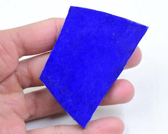Losa de lapislázuli azul real A+++, 9 x 45 x 71 mm, con hojuelas de oro, para la fabricación de joyas.