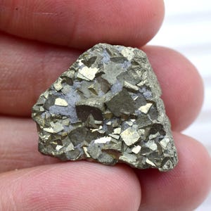 Raw Copper Pyrite Cluster: Gold Glitter Gemstone, 52.8 CT