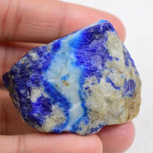 Rare Afghanite Crystals 40X35 MM Afghanite with pyrite Calcite 321.90 cts From Afghanistan mine Fluorescent Afghanite,Vibrant Blue afghanite
