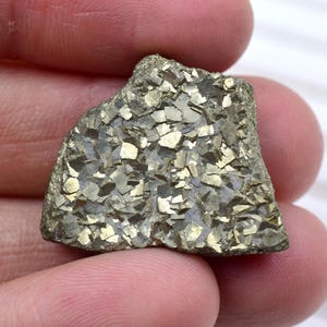 Large Pyrite Cluster: Raw Golden Gemstone from Huanuco, Peru (66.3 CT, 8X22X27 MM)