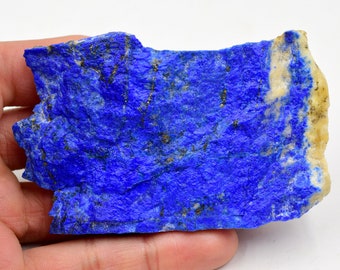 Natural Lapis Lazuli Raw Gemstone Royal Blue Colour Lapis Lazuli Rough With Calcite and Pyrite Gemstone For Jewelry Making Gemstone