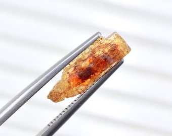 Raw Imperial Topaz: 2.7ct Natural Gemstone, Brazil (4X5X14MM)