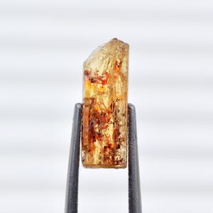 Natural Imperial Topaz Rough: 3.8 Cts Raw Gemstone, Brazil Origin