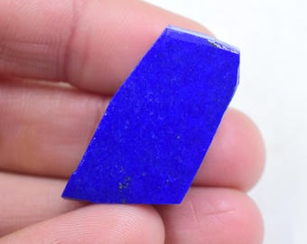 Losa de lapislázuli azul océano, 9x15x31 mm, con hojuelas de oro, para la fabricación de joyas.