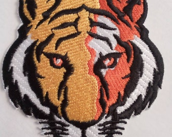 Orange Bengal Tiger Patch Small Size