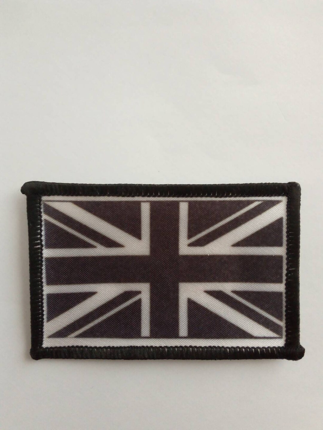 3 Inch Black and White Union Jack Iron or Sew on Patch Badge - Etsy