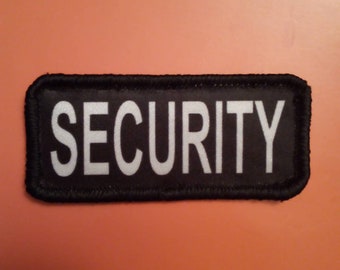 Security Uniform Shirt Jacket Doorman (Badge) 8cm Patch