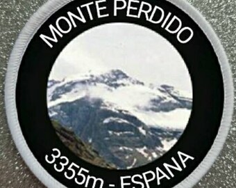 3 inch Monte Perdido Spain patch badge