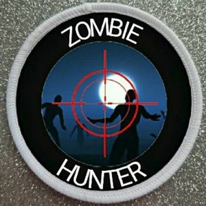 3 inch Zombie Hunter patch badge