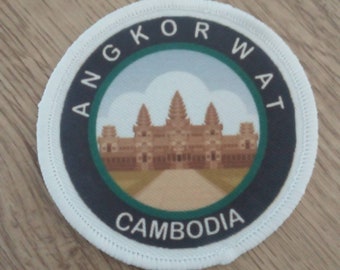 3 Inch Angkorwat Cambodia Patch Badge