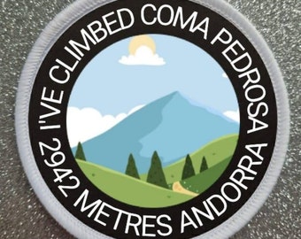 3 inch Coma Pedrosa Andorra patch badge