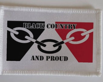 3 pouces Black Country et Proud Iron ou Coudre sur Patch Badge