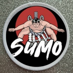 3 inch Sumo Wrestling Japan Aufnäher Abzeichen