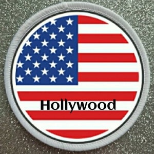 3 Inch Hollywood USA Patch Badge