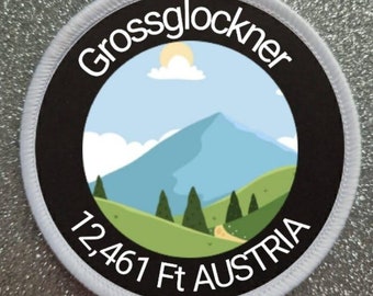 3 inch Grosslockner Austria patch badge
