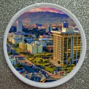Badge de patch Kingston Jamaica de 3 pouces -