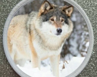 3 Inch Wolf Sublimation Patch Badge