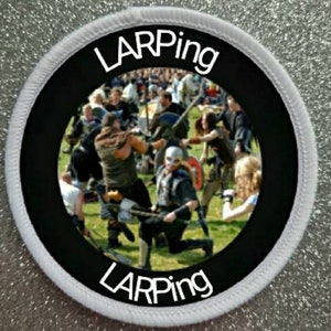 3 inch Larping patch badge