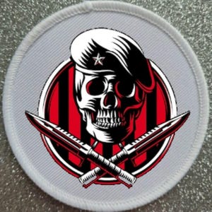 3 inch Military Skull patch badge