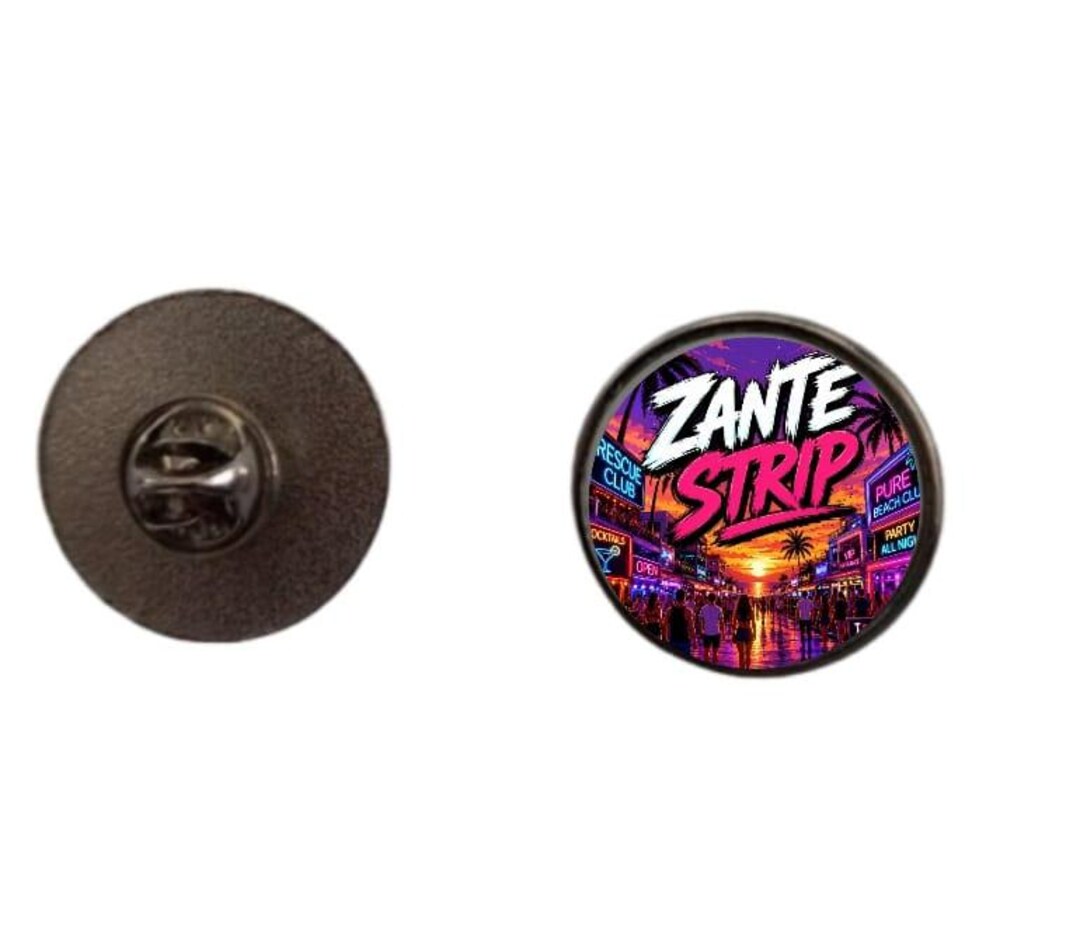 2.4cm Zante Strip Greece Enamel Pin Badge - Etsy