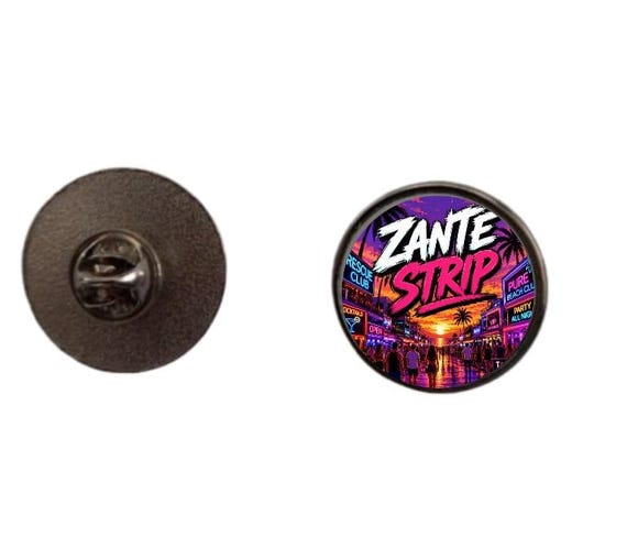 2.4cm Zante Strip Greece Enamel Pin Badge - Etsy