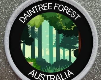 3 inch Daintree Forest Australia patch badge