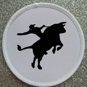 Insignia del parche de sublimación Cowboy de 3 pulgadas