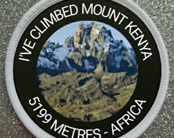 3 inch Mount Kenya patch badge