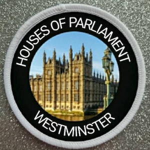 3 inch Houses of Parliament London Patch Badge