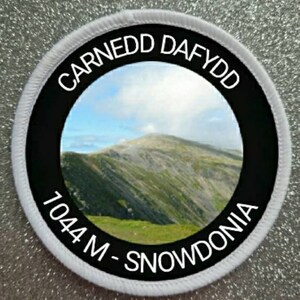 3-Zoll Carnedd Dafydd Snowdonia Patch Abzeichen