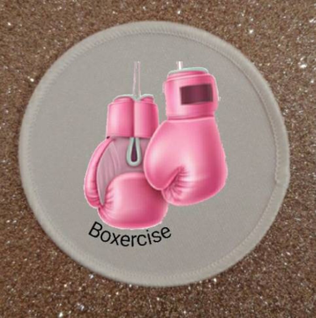 Large 7 Inch Boxercise Boxing Gloves Patch Badge - Etsy