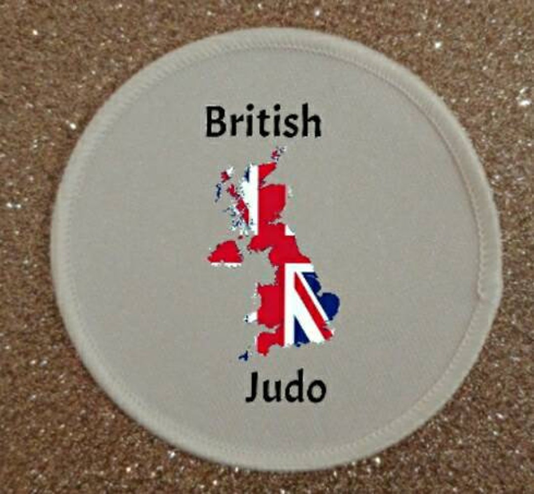 7 Inch Large British Judo Patch Badge Etsy