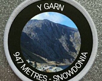 3 inch Y Garn Snowdonia patch badge