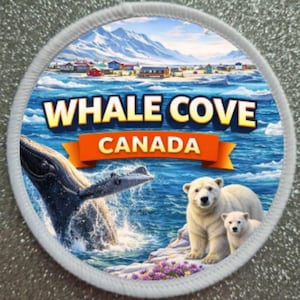 3 inch Whale Cove Canada-patchbadge