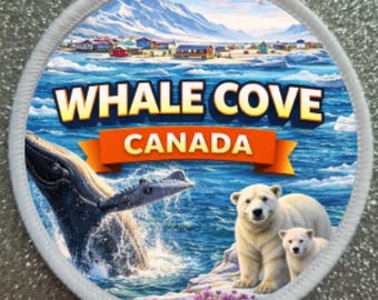 3 Inch Whale Cove Canada Patch Badge