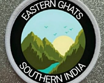 3 inch Eastern Ghats India Mountain Range patch badge